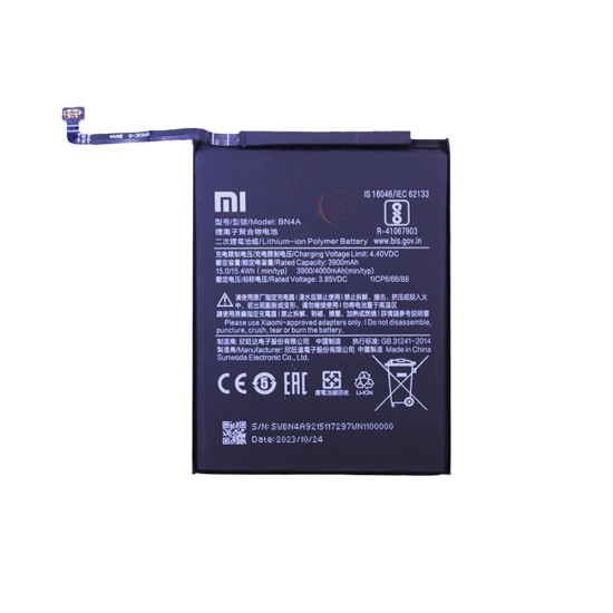 Bateria BN4A para Xiaomi Redmi Note 7 4000mAh